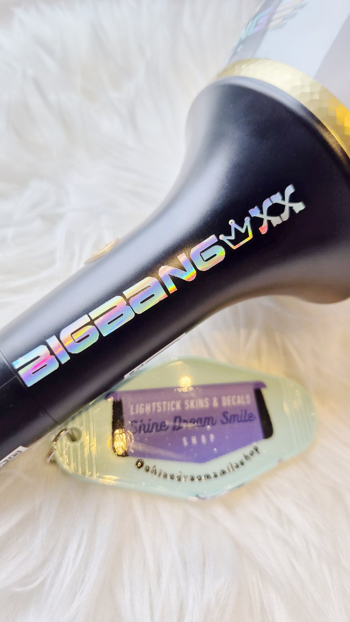 BIGBANG Lightstick Decals | VIP Crown & Logo Holo Vinyl