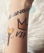 BIGBANG Inspired Temporary Tattoos | VIP & BigBang Tattoos